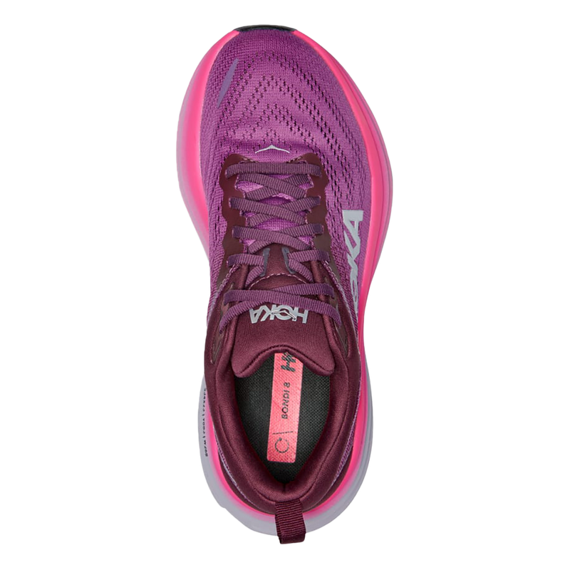 Hoka Bondi 8 - Beautyberry - Grape Wine