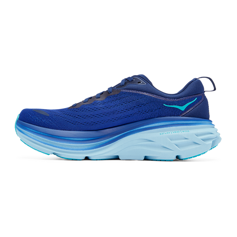 Hoka Bondi 8 - Bellwether Blue - Bluing
