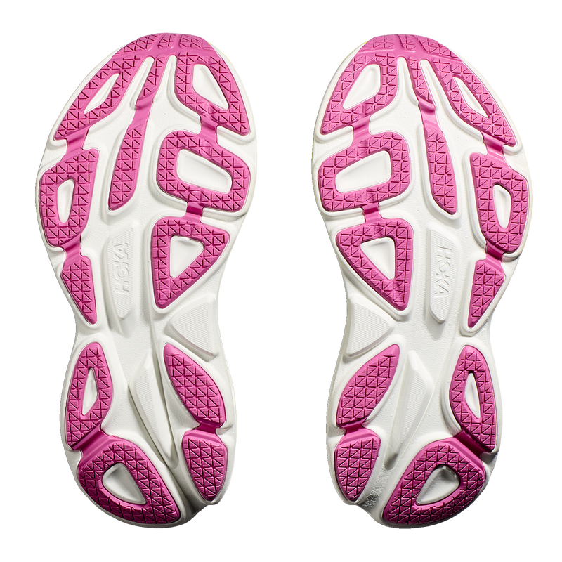 Hoka Bondi 8 - Black - Citrus Glow