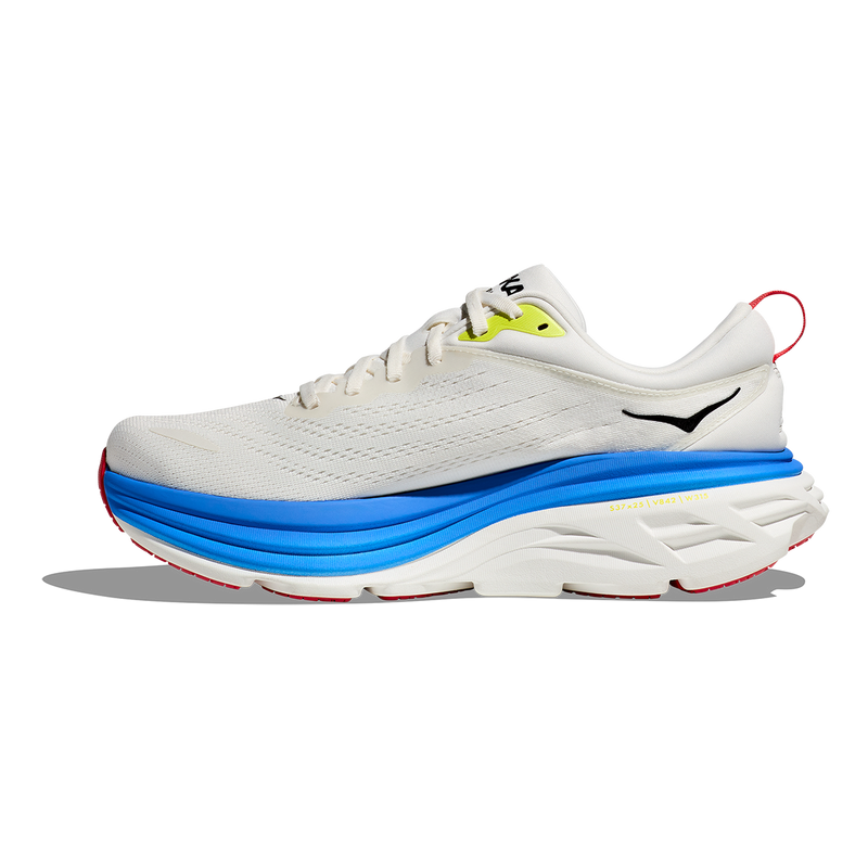 Hoka Bondi 8 - Blanc de Blanc - Virtual Blue