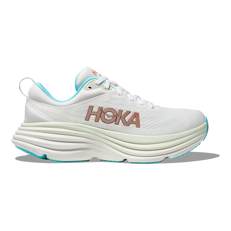 Hoka Bondi 8 - Frost - Rose Gold