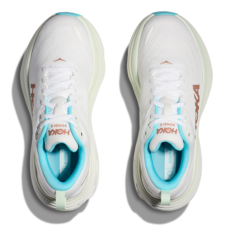 Hoka Bondi 8 - Frost - Rose Gold