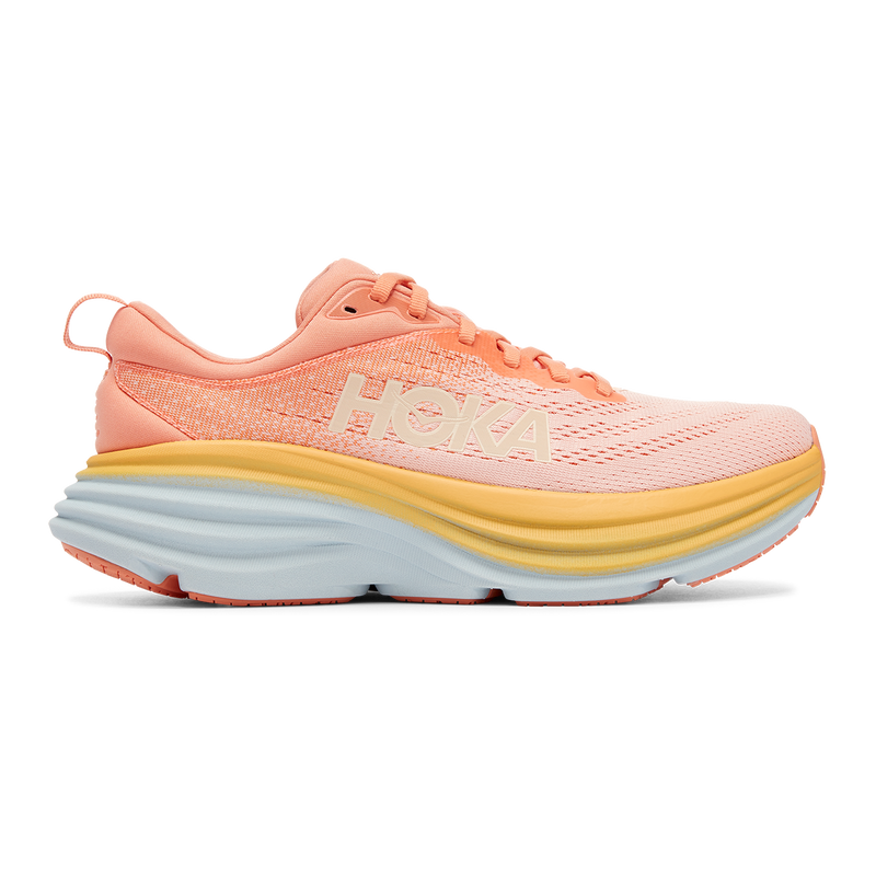 Hoka Bondi 8 - Shell Coral - Peach Parfait