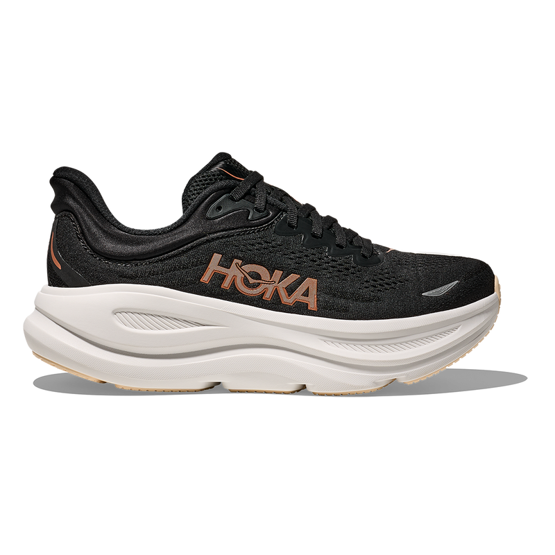 Hoka Bondi 9 Black - Rose Gold