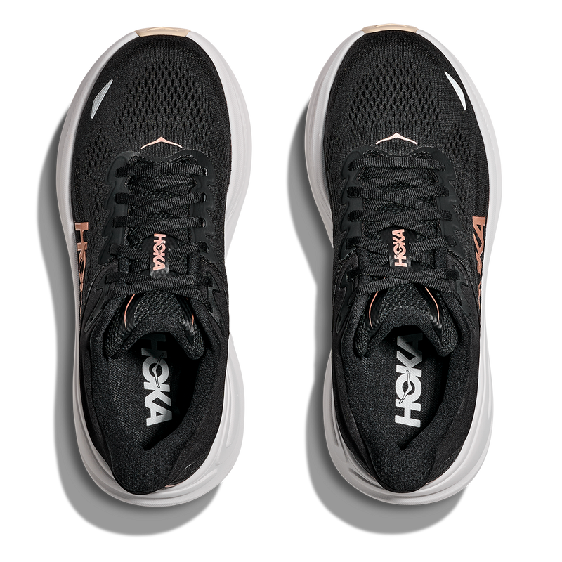 Hoka Bondi 9 Black - Rose Gold