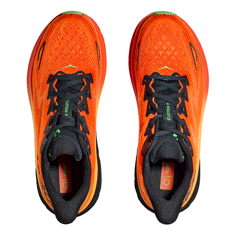 Hoka Clifton 9 - Flame - Vibrant Orange