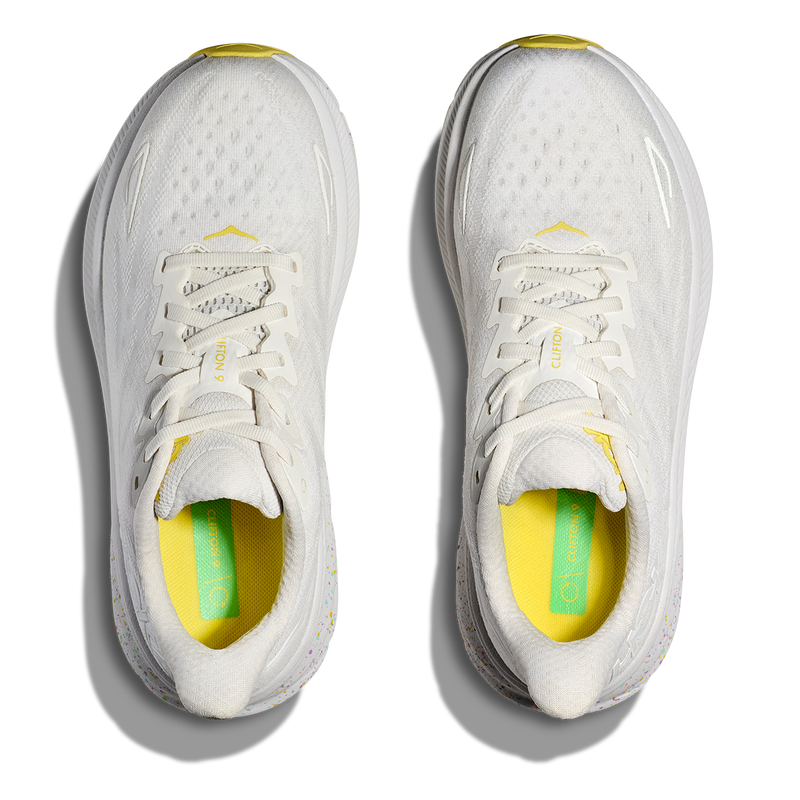Hoka Clifton 9 - White - Lemonade