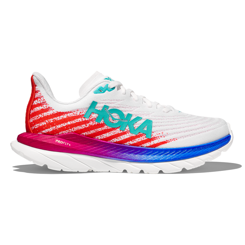 Hoka Mach 5 - White - Flame
