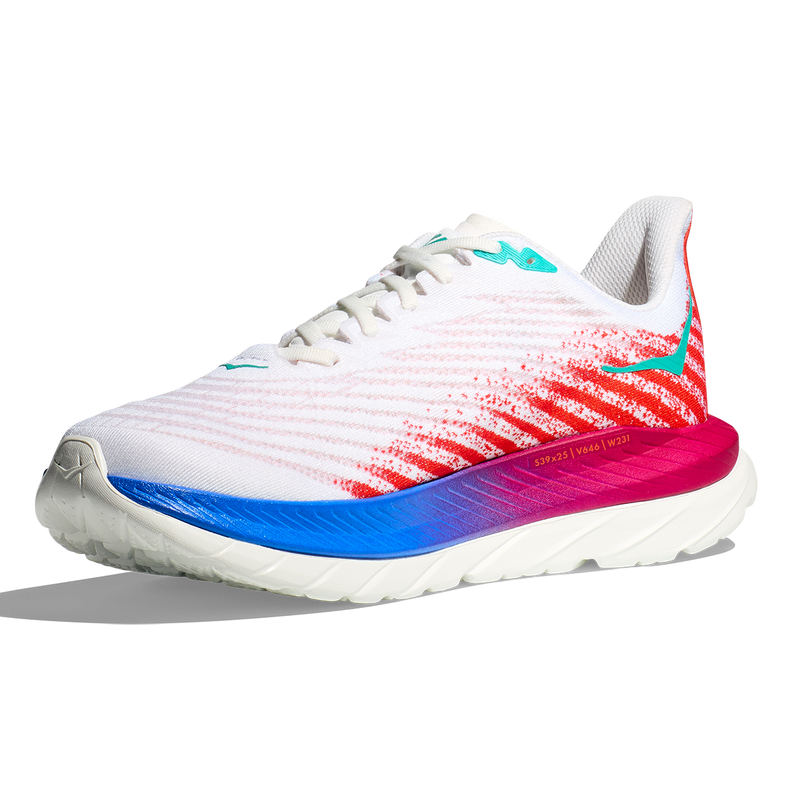 Hoka Mach 5 - White - Flame