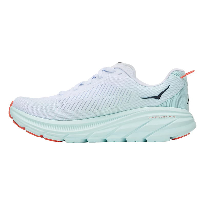 Hoka Rincon 3 - White - Blue Glass