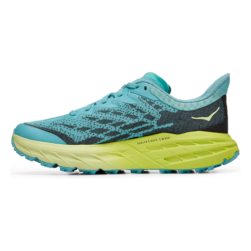 Hoka Speedgoat 5 - Coastal Shade - Green Glow