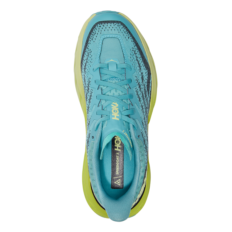 Hoka Speedgoat 5 - Coastal Shade - Green Glow