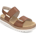 Quarter turn Women's Remonte Footwear style name Jocelyn 59 in color Muskat. Sku: D0Q59-24