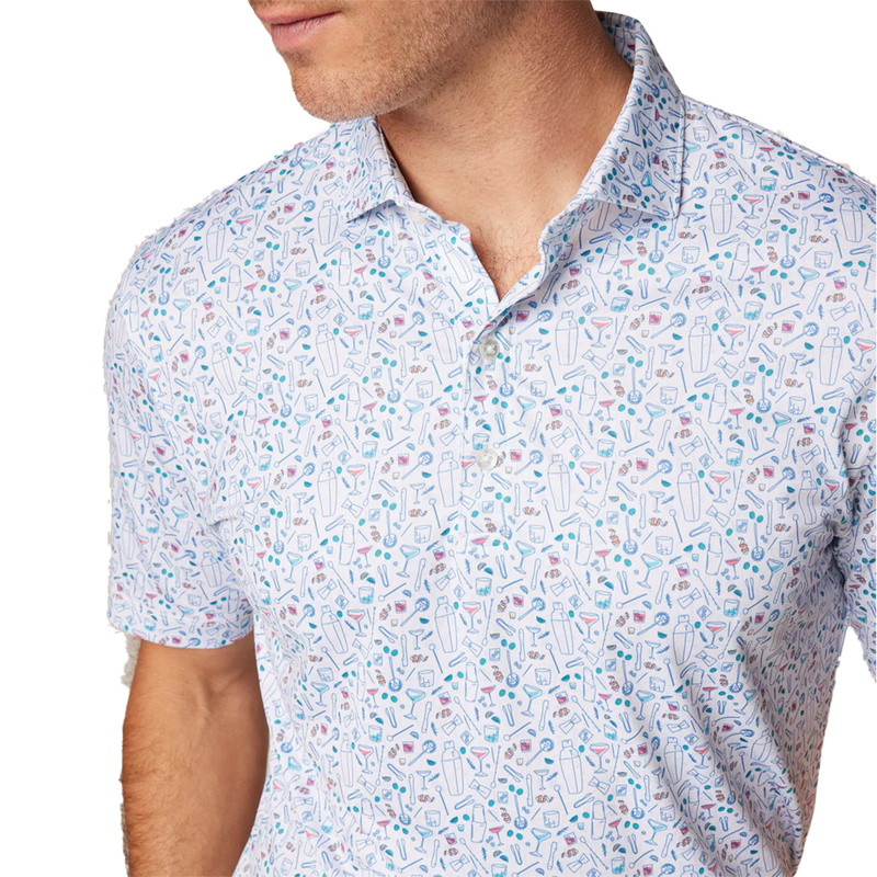 Johnnie-O Cocktail Chemistry Polo