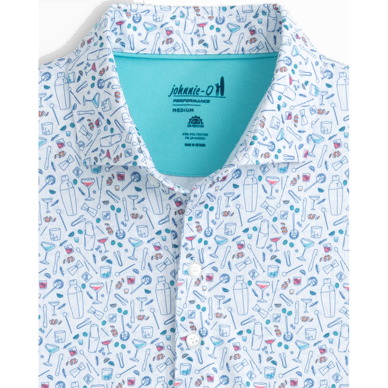 Johnnie-O Cocktail Chemistry Polo
