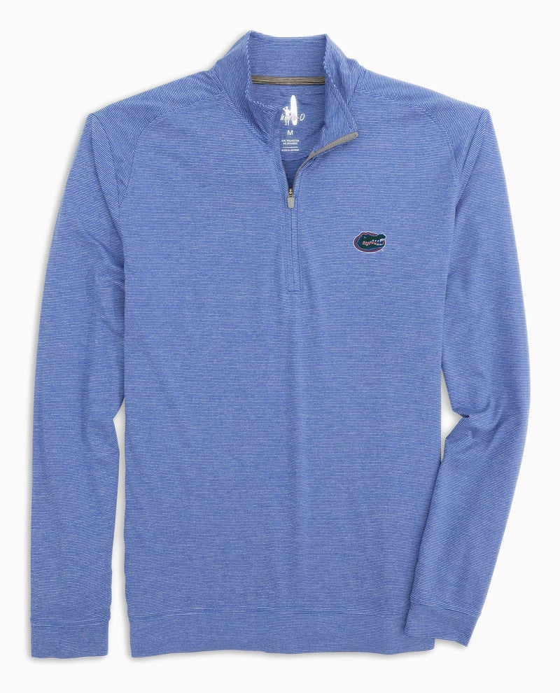 Johnnie-O Vaughn UF Striped Performance 1/4 Zip