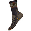 Quarter turn Men's Smartwool Sock style name Light Cushion Soaring Mid Crew in color Charcoal. Sku: SW002737003