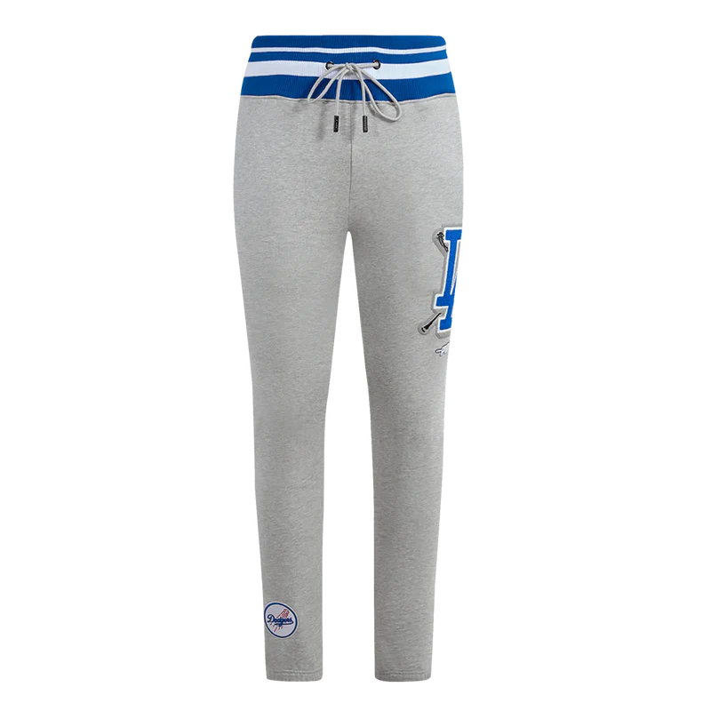 Pro Standard Heather Grey / S Los Angeles Dodgers Mash Up Logo Sweatpant