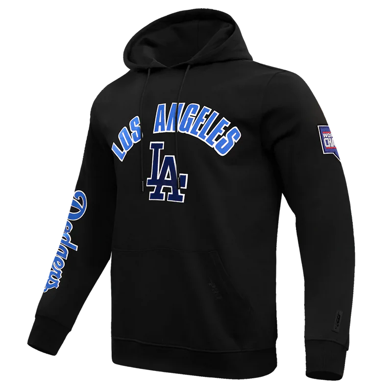 LOS ANGELES DODGERS STACKED LOGO HOODIE