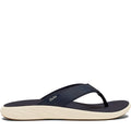 Quarter turn Men's Olukai Footwear style name Malana in color Mood Indigo. Sku: 10548-ZNZN