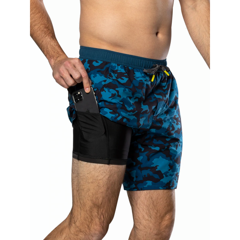 Nathan Printed Essential 7" Short