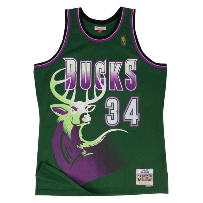 NBA SWINGMAN ALTERNATE JERSEY BUCKS 96 RAY ALLEN