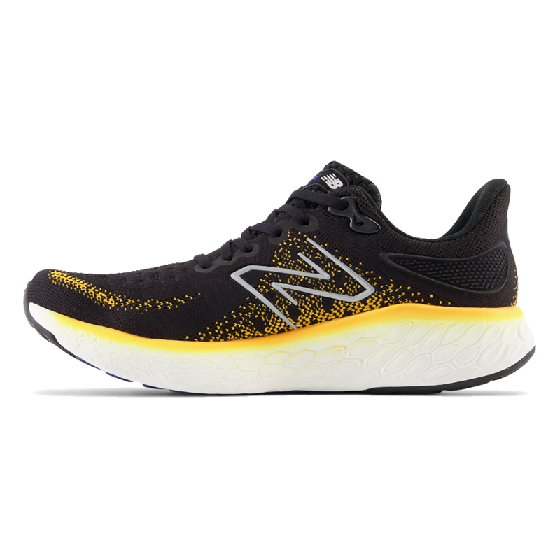 New Balance Fresh Foam X 1080 V12 - Black - Hot Marigold