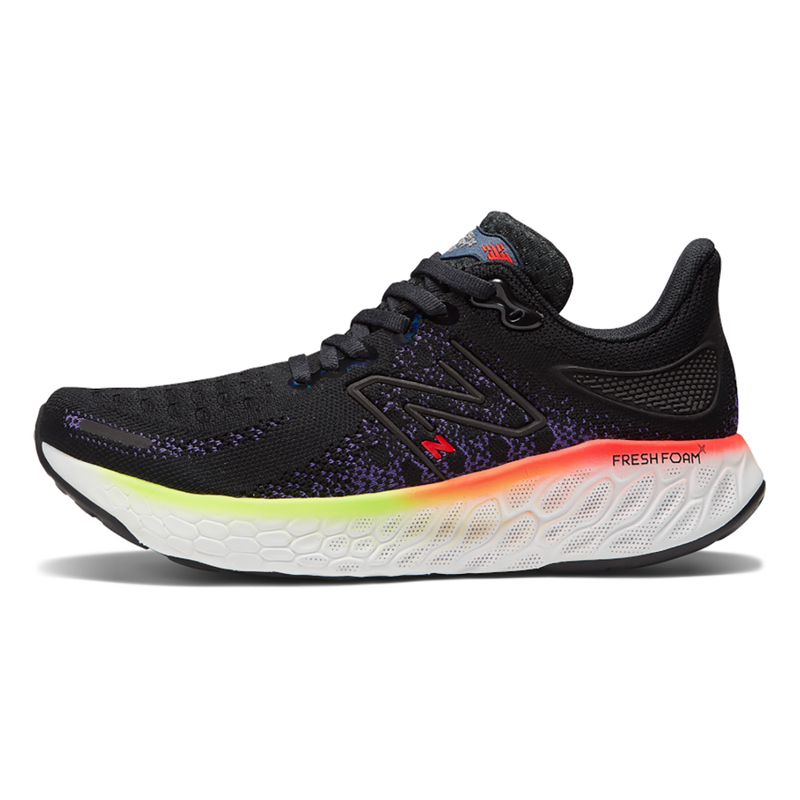 New Balance Fresh Foam X 1080 V12 - Black - Pixel Green - Electric Purple