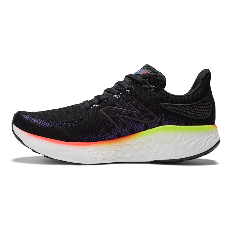 New Balance Fresh Foam X 1080 V12 - Black - Pixel Green - Electric Purple