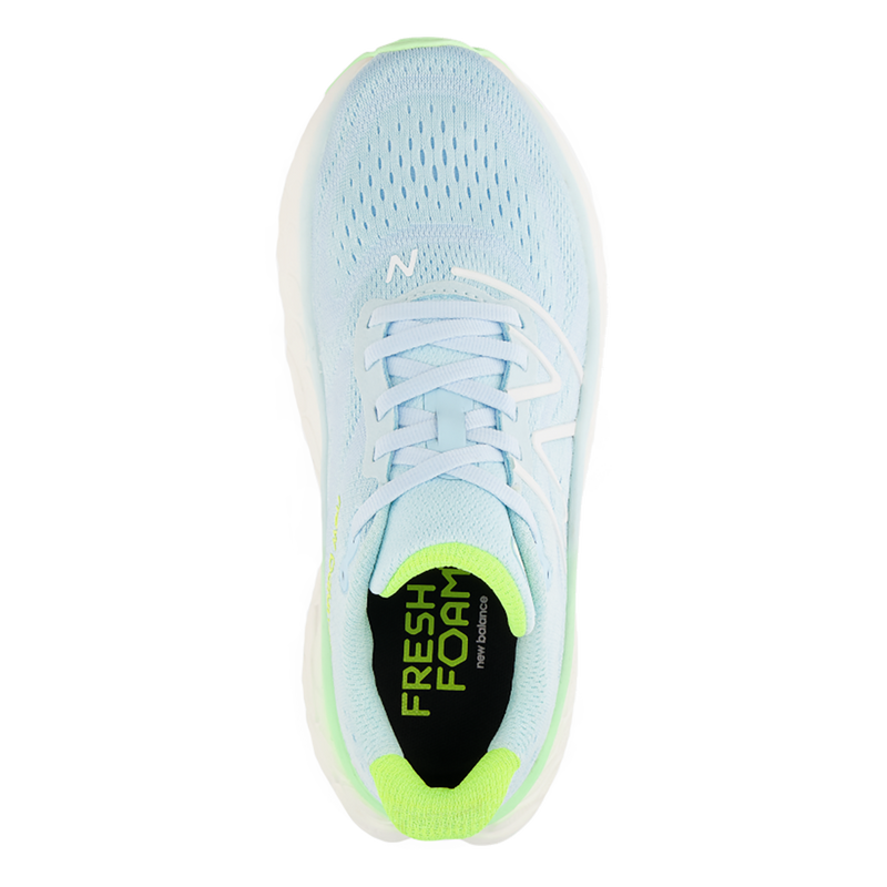 New Balance Fresh Foam X More V4 - Blue - Green Aura - White