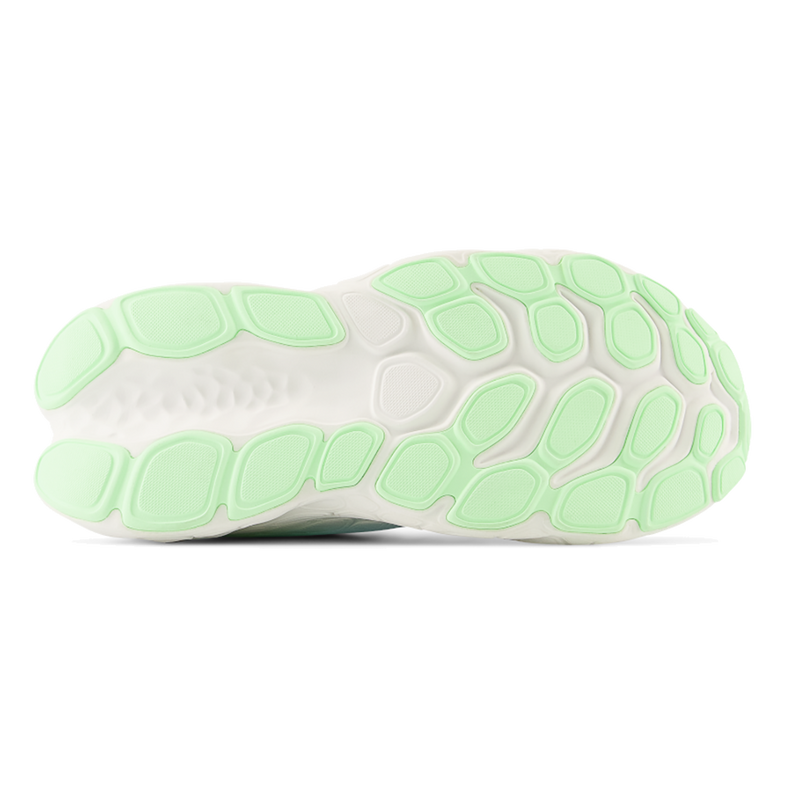 New Balance Fresh Foam X More V4 - Blue - Green Aura - White