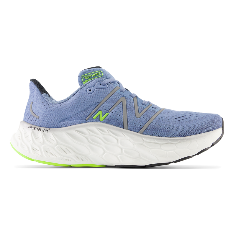 New Balance Fresh Foam X More V4 - Mercury Blue - Dark Silver Metallic