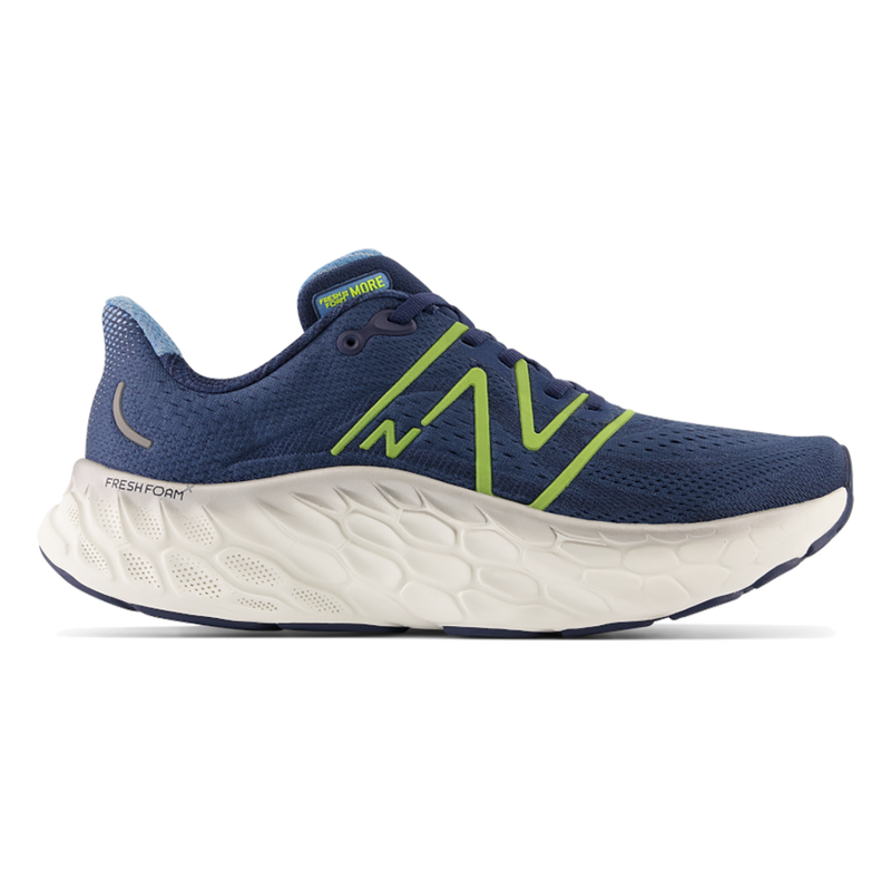 New Balance Fresh Foam X More V4 - Navy - Cosmic Pineapple - Heritage Blue