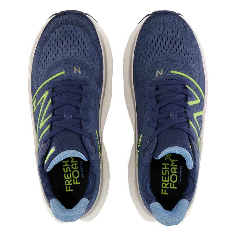 New Balance Fresh Foam X More V4 - Navy - Cosmic Pineapple - Heritage Blue