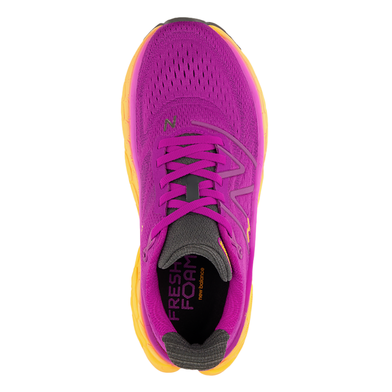 New Balance Fresh Foam X More V4 - Purple Punch - Hot Marigold - Blacktop