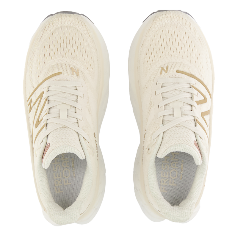 New Balance Fresh Foam X More V4 - Timberwolf - Gold Metallic