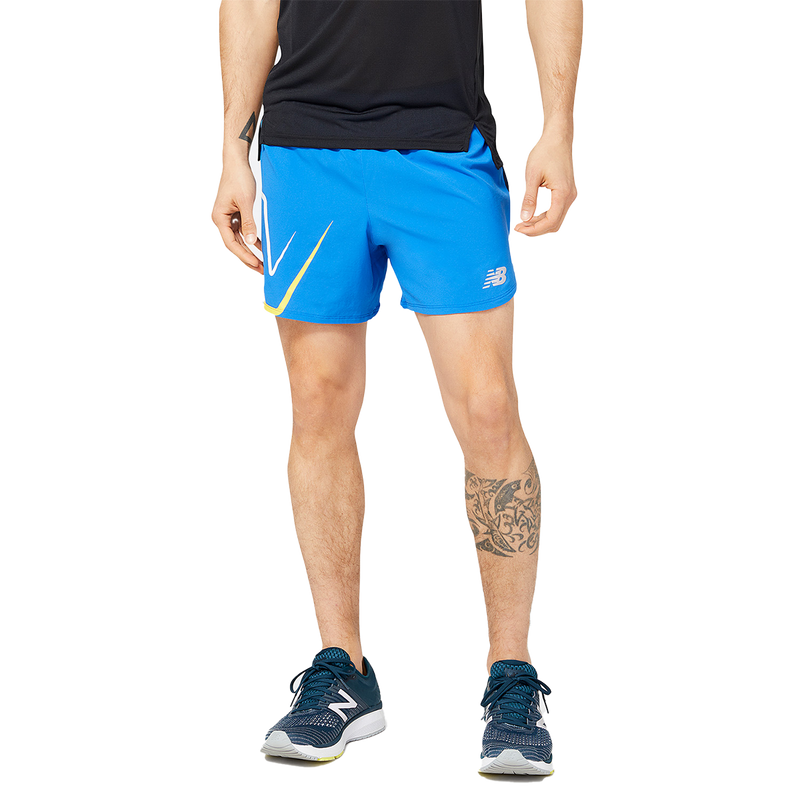 New Balance Graphic Impact Run 5" Short
