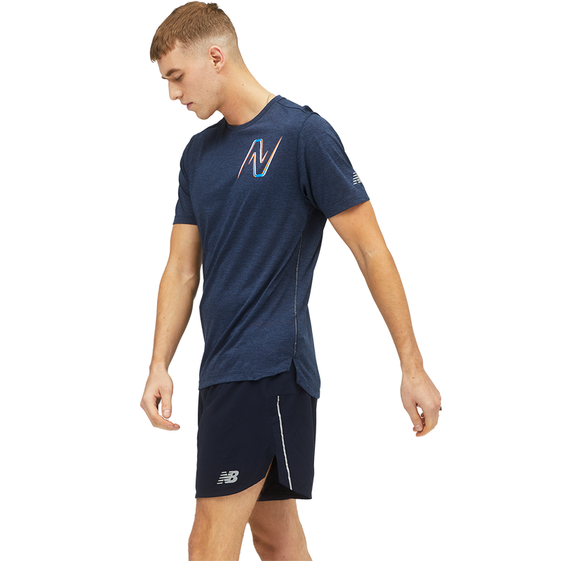 New Balance Graphic Impact Run Shortsleeve