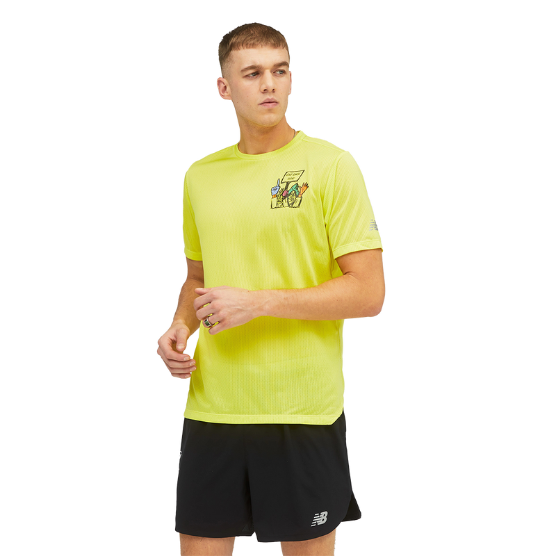 New Balance Graphic Impact Run Shortsleeve