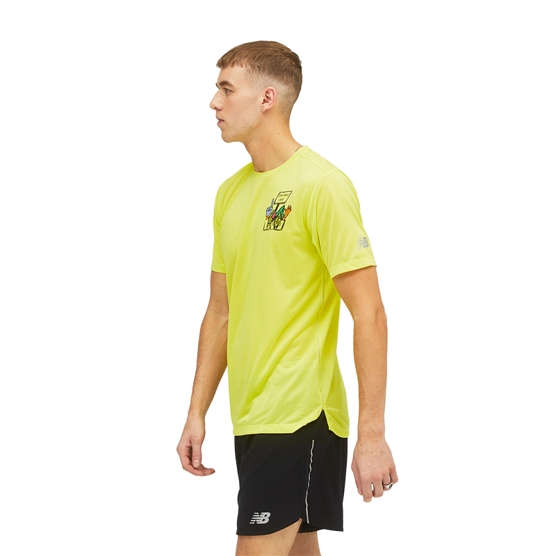 New Balance Graphic Impact Run Shortsleeve