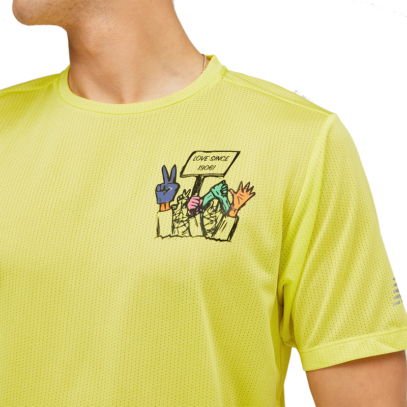 New Balance Graphic Impact Run Shortsleeve