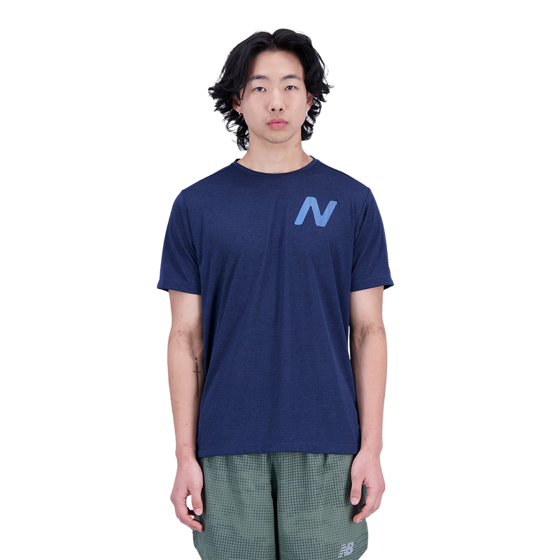 New Balance Graphic Impact Run Shortsleeve
