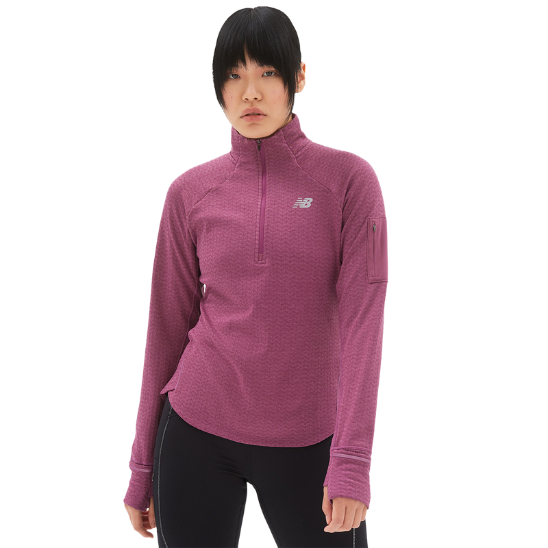 New Balance NB Heat Grid Half Zip Pullover