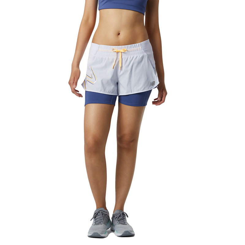 New Balance Printed Impact Run 2in1 Short