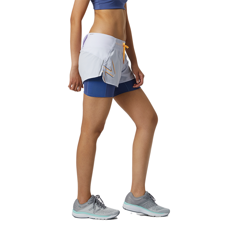 New Balance Printed Impact Run 2in1 Short