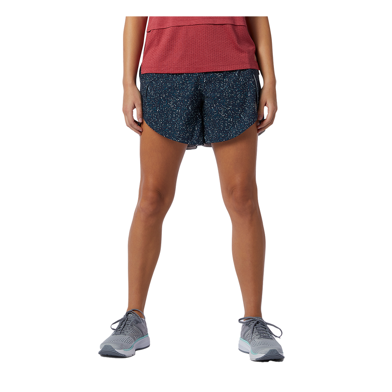 New Balance Printed Impact Run 5" Short