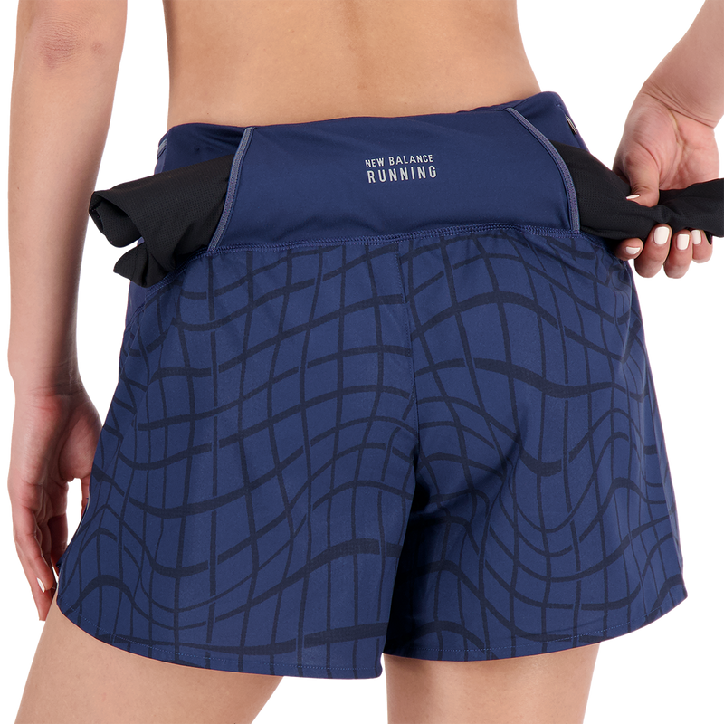 New Balance Printed Impact Run 5" Short