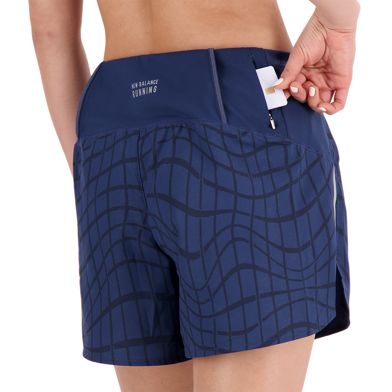 New Balance Printed Impact Run 5" Short