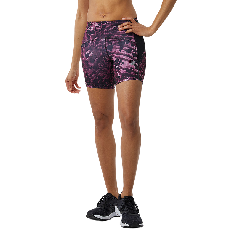 New Balance Printed Impact Run Fitted Short