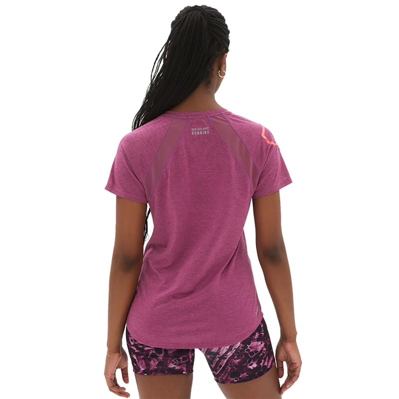 New Balance Printed Impact Run Shortsleeve